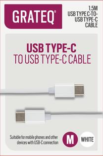 Vads Grateq USB Type-C, USB Type-C, 1.5 m