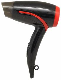 Fēns Rosberg R51100H, 1400 W, melna krās./sarkana krās.