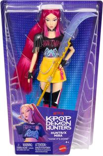 Lėlė Mattel KPop Demon Hunters Huntr/X Mira JRN34, 30 cm, įvairių spalvų