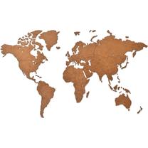 Деревянный пазл VLX MiMi Innovations Wooden World Map Luxury 425857, 90 см x 54 см, 275 шт., коричневый цв.