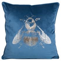 Dekoratyvinės pagalvėlės užvalkalas JBQ-03, žydra sp., 45 cm x 45 cm