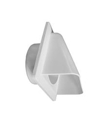 Lauko ventiliacijos grotelės Dospel 007-0201, plastikas, 112 mm x 112 mm, 100 mm