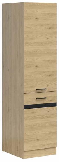 Laisvai pastatoma virtuvės spintelė Junona Line, bernstein oak sp., 57.5 cm x 50 cm x 195 cm