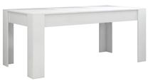 Stalas VLX 801307, balta sp., 180 cm x 90 cm x 76 cm