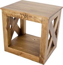Kavos staliukas Kalune Design Macapa, pušies sp, 52 cm x 42 cm x 51 cm