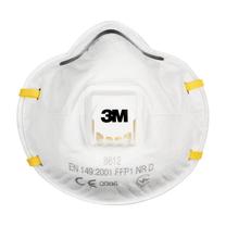 Respirators, ar vārstu 3M FFP1, balta krās.