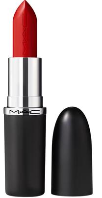 Lūpų dažai MAC MACximal Sleek Satin, 3.5 g, left on red sp.