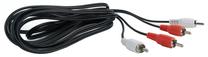 Провод Gembird RCA male x 2, RCA male x 2, 15 м, черный цв.