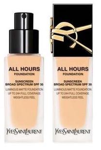 Šķidrā grima bāze Yves Saint Laurent All Hours Luminous Matte, SPF 30, ln1, 25 ml