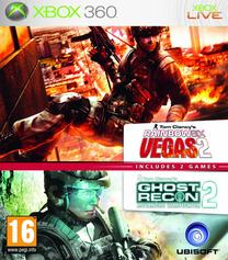 Xbox 360 spēle Ubisoft Tom Clancy's Double Pack: Rainbow Six Vegas 2, Ghost Recon Advanced Warfighter 2, angļu