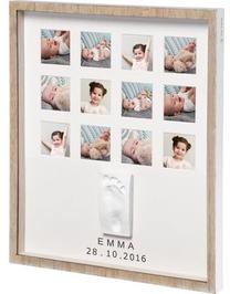 Nuotraukų rėmelis Baby Art My Very First Year Wooden, smėlio sp.