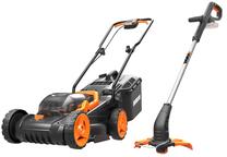 Akumuliatorinė vejapjovė Worx WG927E, 34 cm