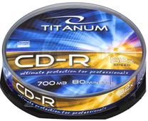 Ierakstāms kompaktdisks Titanum, 700 MB, 10gab.