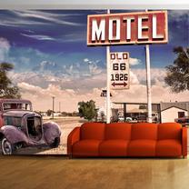 Fototapete Artgeist Old Motel, 175 cm x 175 cm