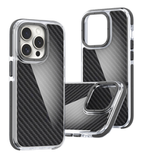 Telefona vāciņš Mocco Acrylic Carbon, caurspīdīga krās./melna krās., Samsung