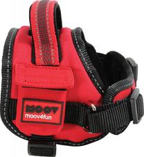Petnešos šunims Zolux Moov Comfort, juoda sp./raudona sp., L