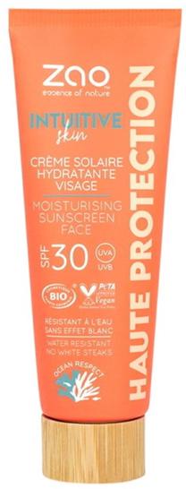 Kremas įdegio priežiūrai veidui Zao Intuitive Skin SPF30, 50 ml
