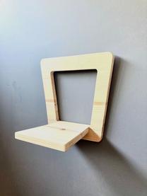 Sieninė lentyna Kalune Design DZYD0014, smėlio sp., 28 cm x 28 cm x 18 cm