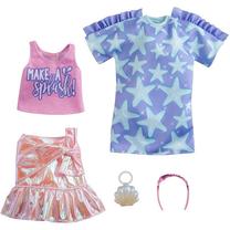 Одежда для кукол Mattel Barbie GRC88, синий цв.