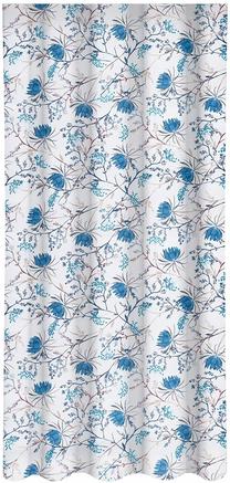 Nakts aizkari Mariall ZME-114, balts krās./zila krās., 140 cm x 250 cm