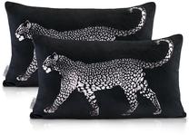 Pagalvės užvalkalas AmeliaHome Nancy, juoda, 50 cm x 30 cm