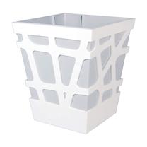 Puķu pods MOSQU717 603 17X20, plastmasa, 17 cm x 17 cm, Ø 17 cm, pelēka krās.