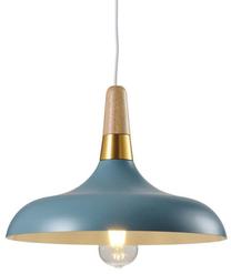 Valgusti rippuv GTV Skandi 7429 OS-SKAN1-25-DEC, E27, 1 x 40 W, sinine v./pruun v. / sinine v.