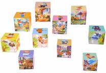 Klucīši, puzle Jenga, daudzkrāsaina, 10 gab.