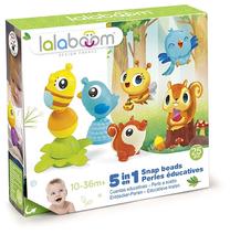 Развивающая игра Lalaboom 5in1 Snap Beads, многоцветный, 25 шт.