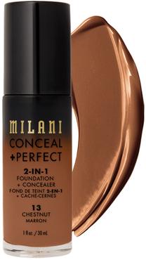 Skystas makiažo pagrindas Milani Conceal + Perfect, 13 chestnut, 30 ml