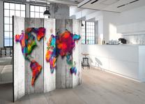 Širma Artgeist Concrete World Paravent716, įvairių spalvų, 225 cm x 172 cm