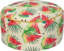 Pufas Kalune Design Dombi 21-814, raudona sp./geltona sp., 60 cm x 60 cm x 34 cm