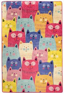 Kilimas Conceptum Hypnose Cats Multi 876CHL1288, įvairių spalvų, 290 cm x 200 cm