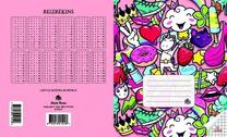 Burtnīca Jānis Roze, rūtiņu, A5, 12 lapas, Daudzkrāsaina