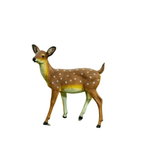 Sodo dekoracija "Stirna", 61 cm x 25 cm x 69 cm, ruda sp./rusva sp.