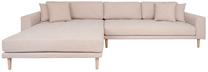 Kampinė sofa House Nordic Lido Lounge, kreminė sp., kairinė, 290 x 170 cm x 76 cm