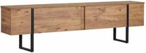 Телевизионный шкаф Nordure Onera, черный цв./pine, 29.5 см x 180 см x 50.5 см