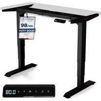 Galda rāmis, ar regulējamu platumu Desktronic HomePro, 61 - 125.5 cm, melns krās.
