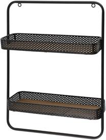 Sieninė lentyna Ziggy, juoda, 40 cm x 12.5 cm x 51 cm