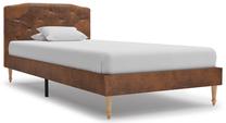 Lova viengulė VLX Classic 280562, 90 x 200 cm, ruda sp., be čiužinio, su grotelėmis