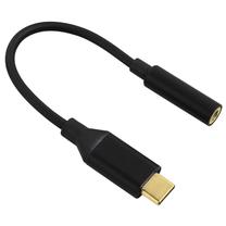 Adapteris Hama USB Type-C, 3.5 mm female, melna krās.