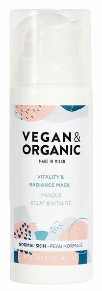 Sejas maska Vegan & Organic Vitality & Radiance, 50 ml