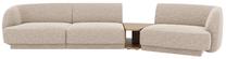 Modulinė sofa Micadoni Miley Haga 30, smėlio sp., dešininė, 300 x 118 cm x 70 cm