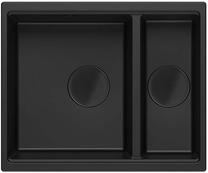 Кухонная мойка Quadron Logan 150, гранит, 56 см x 46 см x 22 см, черный цв.