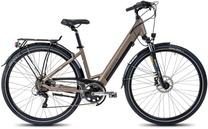 Elektrinis dviratis Romet ProEco:ON Wave LTD 1.0, L, 28", 250 W, 17.5 Ah, juoda sp./šampano sp.