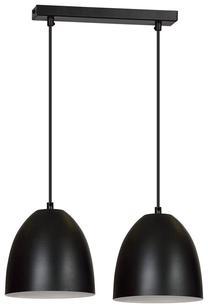 Valgusti rippuv Emibig Lenox 2 391/2, E27, 2 x 15 W, valge v./must v. / must v., 18 x 19 cm