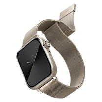 Siksniņa Uniq, Strap Dante Apple Watch 4/5/6/7/8/SE/SE2 38/40/41mm, zelta krās.