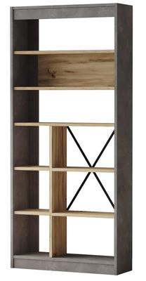 Pastatoma lentyna Kalune Design LV19 921YRD1138, ąžuolo sp./sidabro sp., 170 cm x 75.6 cm x 25 cm