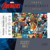 Medinė dėlionė Trefl Marvel Avengers 20165, 37.5 cm x 41 cm, 1000 vnt.