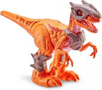Rotaļu dzīvnieks Robo Alive Robo Alive Dino Wars Raptor, oranža krās.
